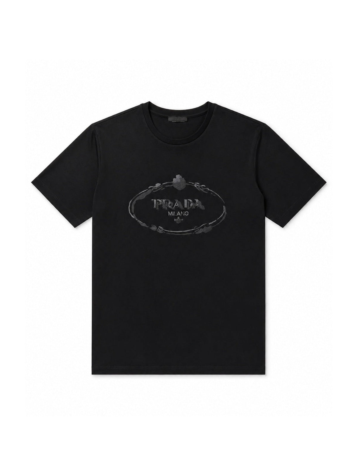 PRADA MILANO MAGLIETTE T-SHIRT BLACK