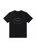 PRADA MILANO MAGLIETTE T-SHIRT BLACK