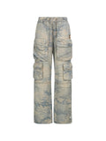AMIRI CAMO JACQUARD BAGGY CARGO JEAN
