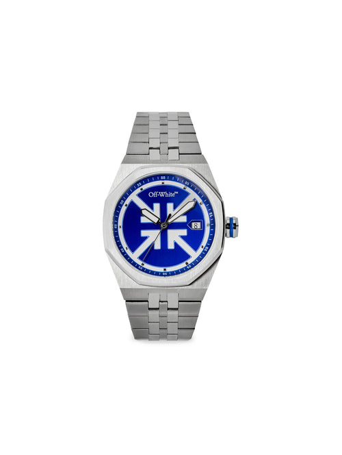 OFF WHITE "NO GRID" WATCH STEEL SILVER