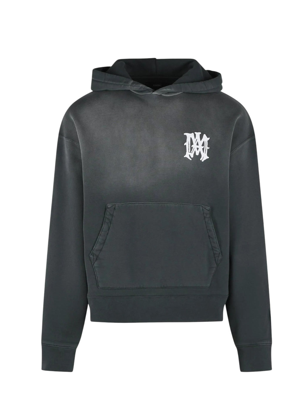 AMIRI LOGO PRINTED HOLLYWOOD HOODIE WASHED BLACK