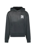 AMIRI LOGO PRINTED HOLLYWOOD HOODIE WASHED BLACK