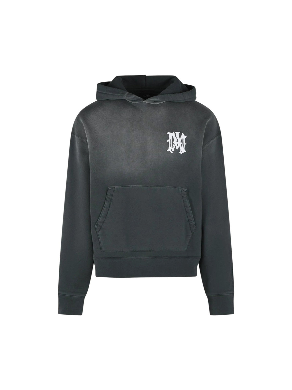 AMIRI LOGO PRINTED HOLLYWOOD HOODIE WASHED BLACK