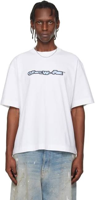 OFF WHITE BASEBALL ARROW SKATE T-SHIRT WHITE