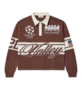 VALLEY CHOCOLATE DERBY RUGBY LONG SLEEVE BROWN
