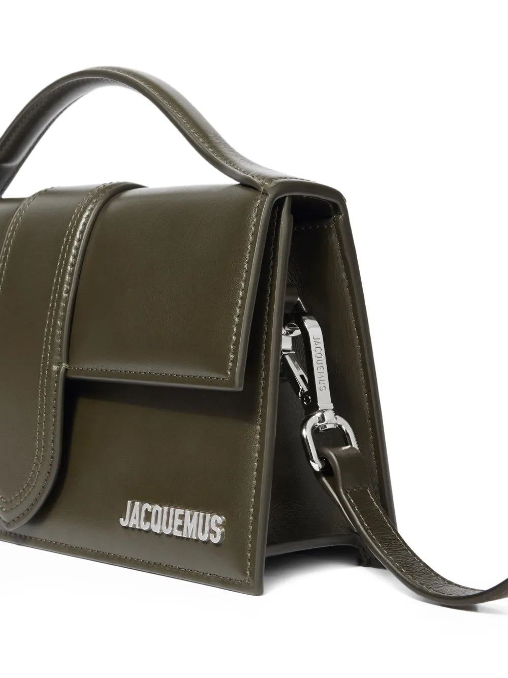 JACQUEMUS LE GRAND BAMBINO BAG KHAKI