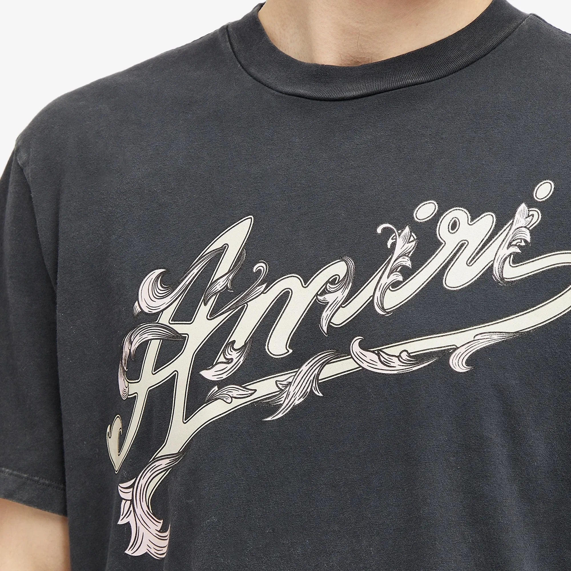 AMIRI FILIGREE T SHIRT BLACK