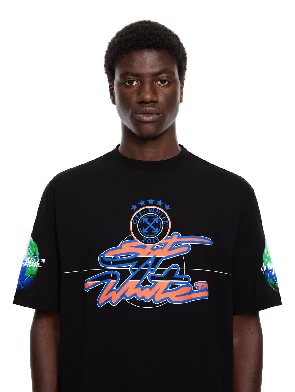 OFF WHITE SOCCER '26 ARROW SKATE T-SHIRT BLACK