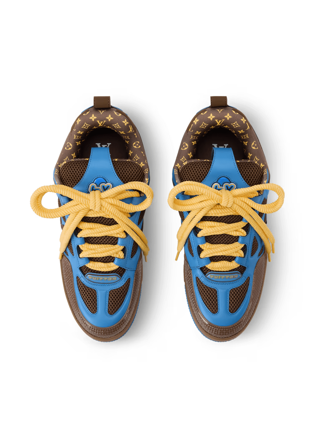 LOUIS VUITTON LV SKATE BROWN BLUE YELLOW