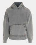 AMIRI STUDDED HOODIE WASHED GREY