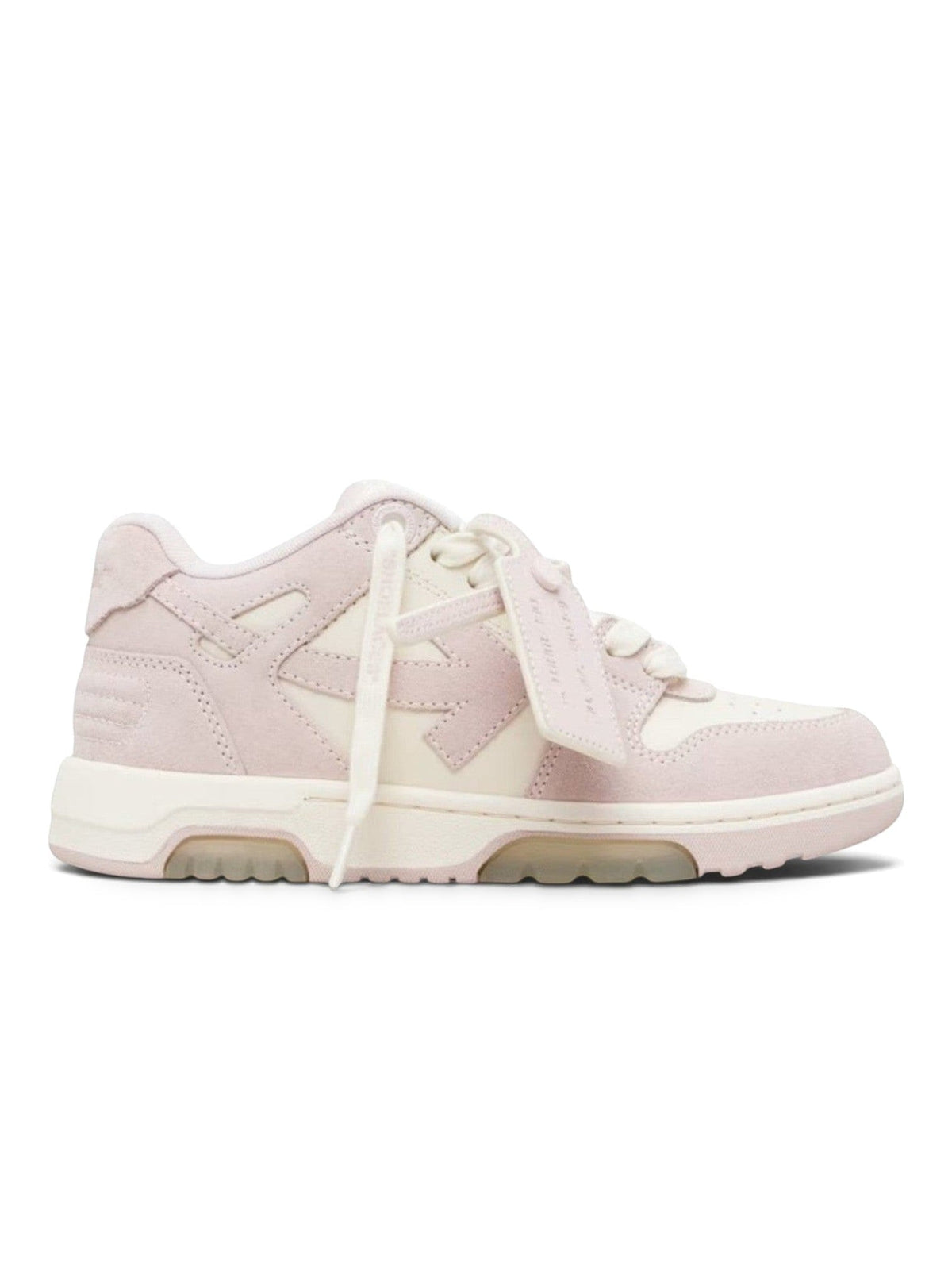 OFF WHITE OUT OF OFFICE SUEDE PINK