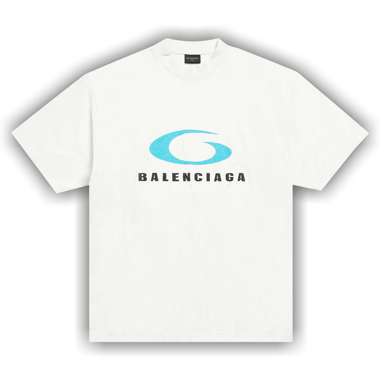 BALENCIAGA WHITE LOOP SPORTS ICON T-SHIRT