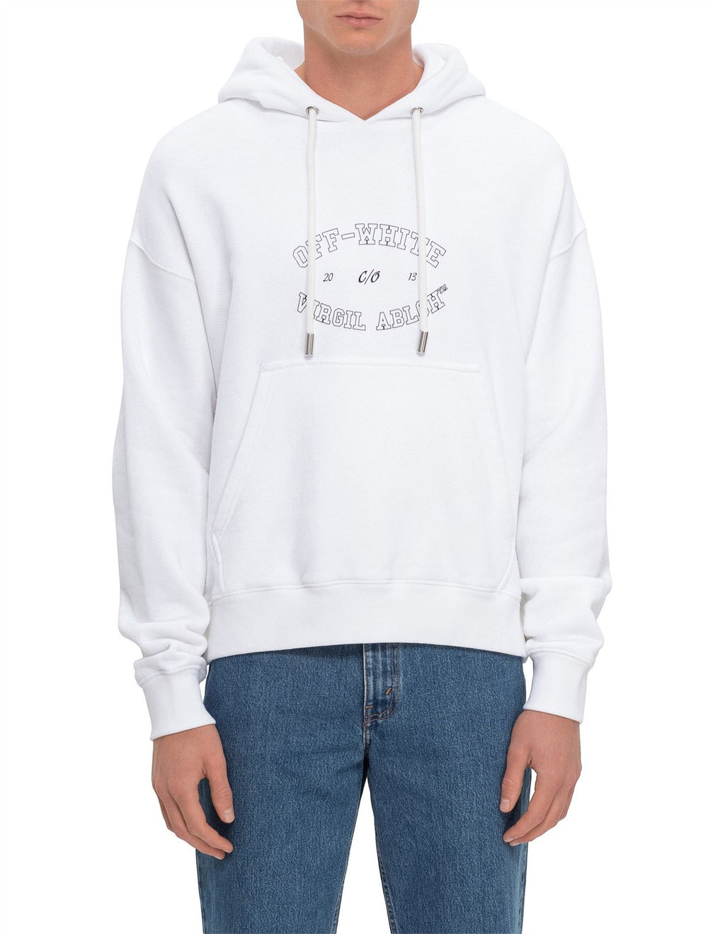 OFF-WHITE COLLEGE HOODIE WHITE