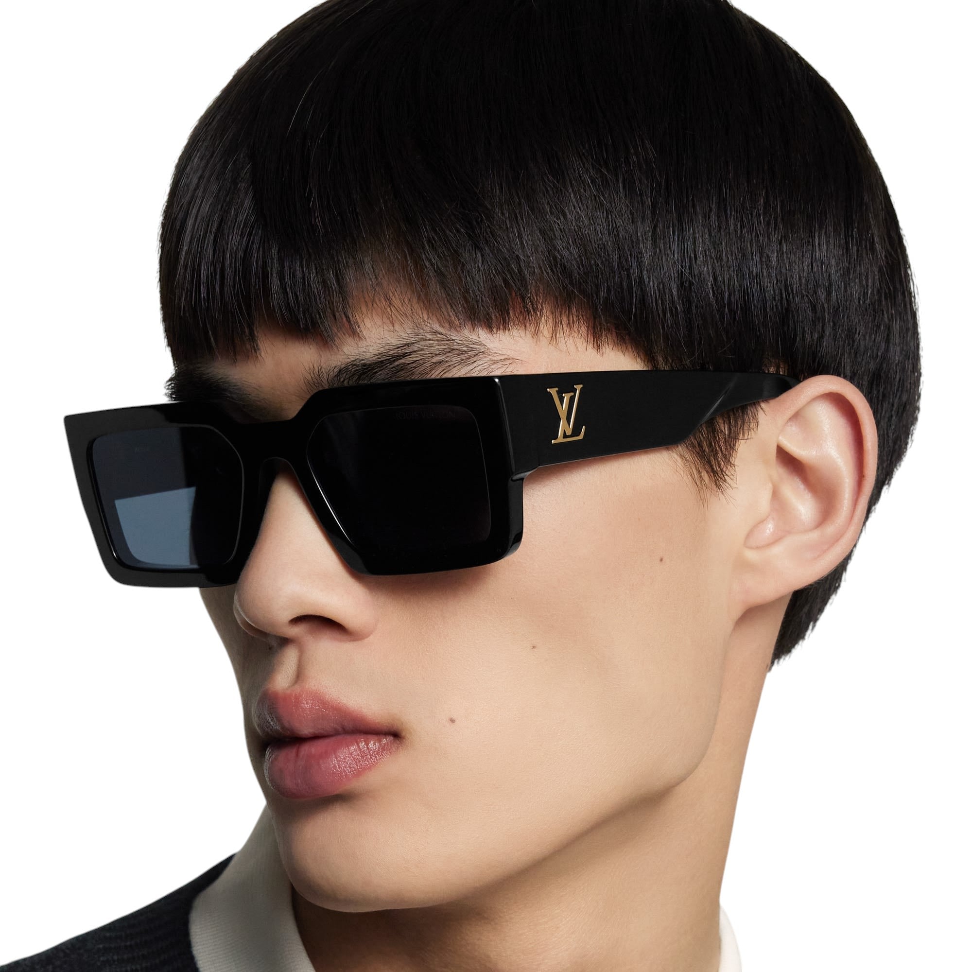 LOUIS VUITTON LV CLASH SQUARE BLACK SUNGLASSES