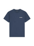 JACQUEMUS T SHIRT NAVY LOGO