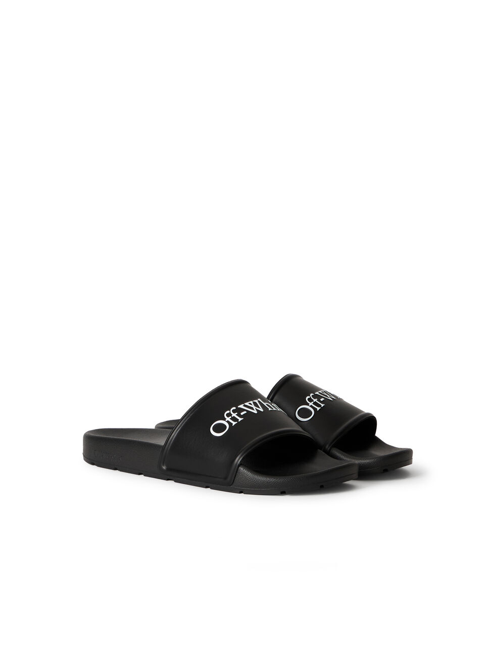 OFF WHITE BOOKISH SLIDERS BLACK