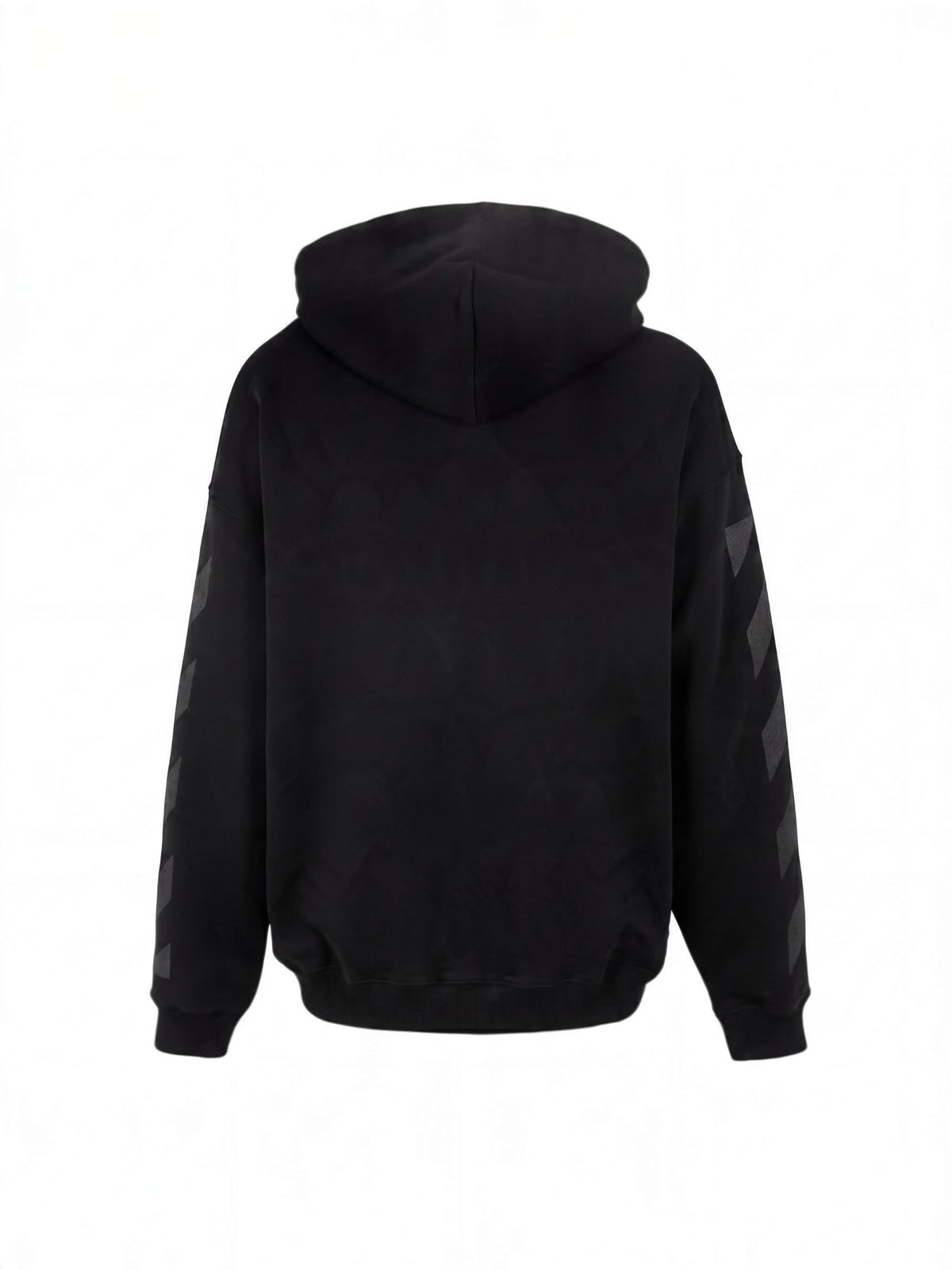 OFF WHITE OW DIAG SKATE HOODIE BLACK