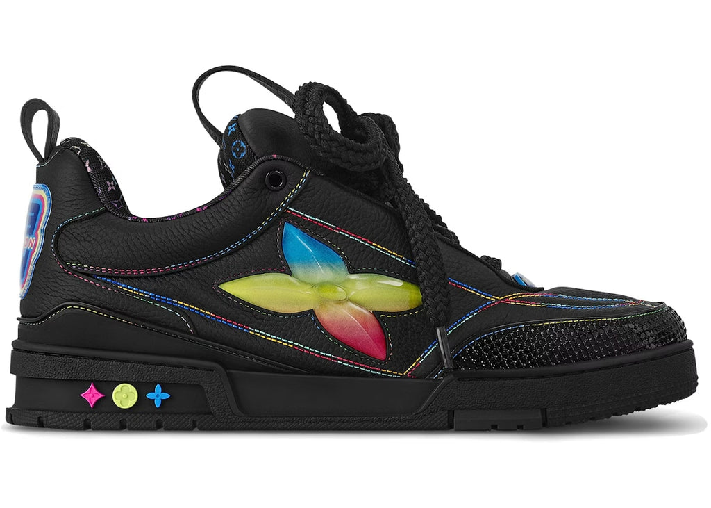 LOUIS VUITTON LV SKATE BLACK GRADIENT MONOGRAM FLOWER