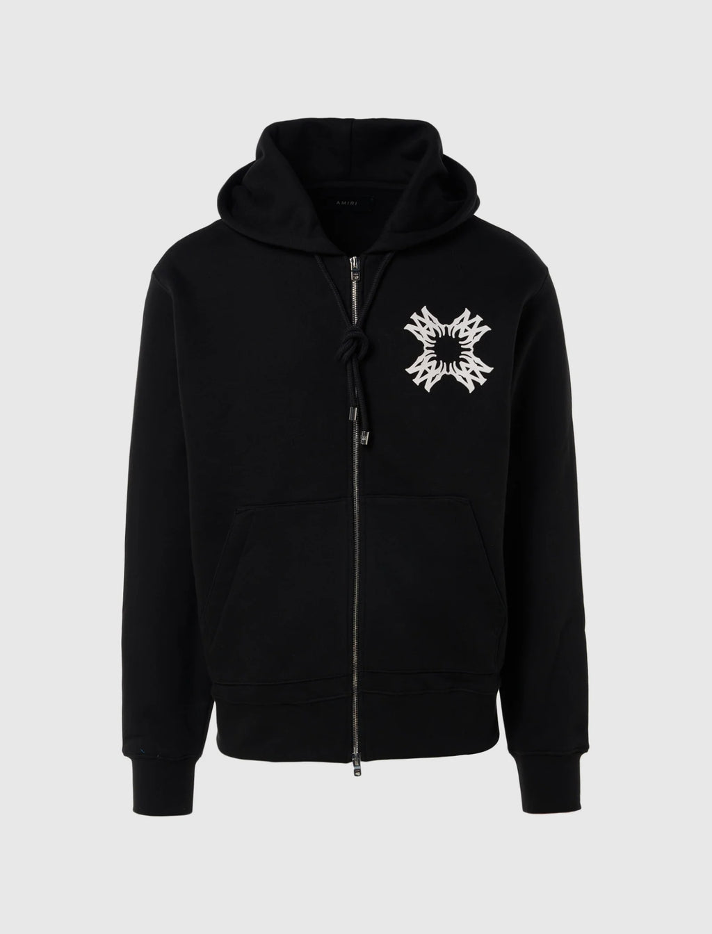 AMIRI QUAD ZIP UP HOODIE BLACK