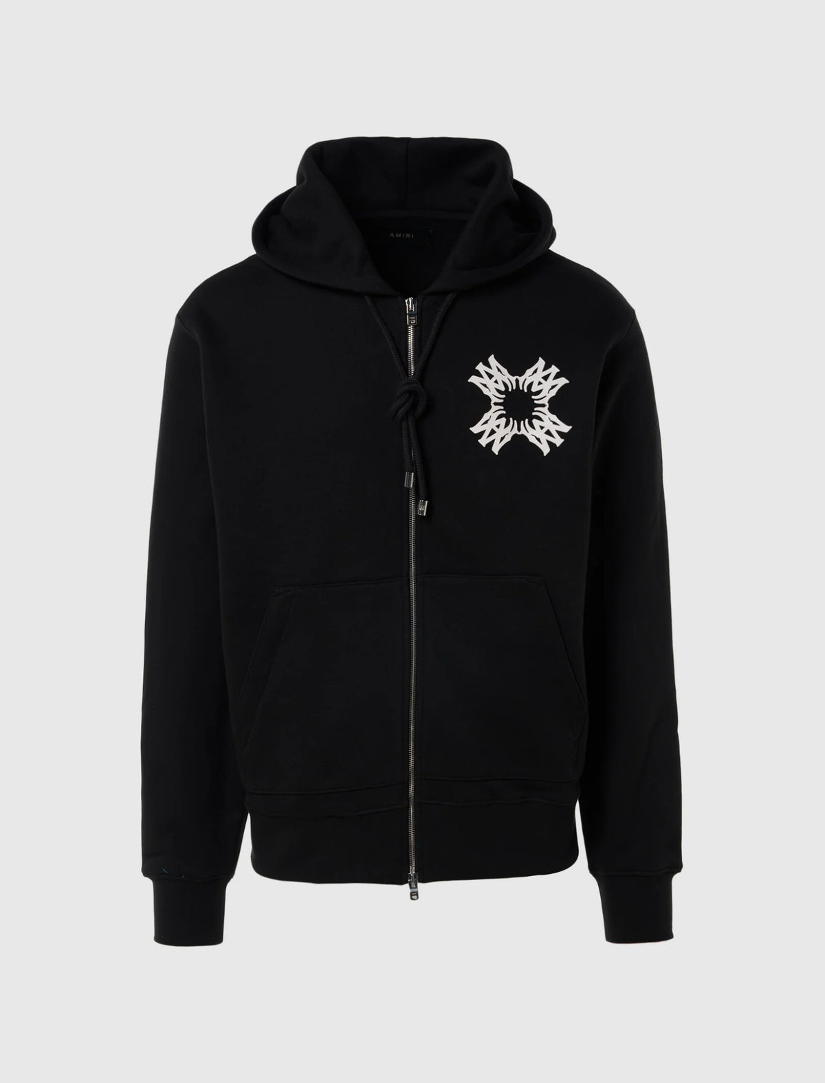 AMIRI QUAD ZIP UP HOODIE BLACK
