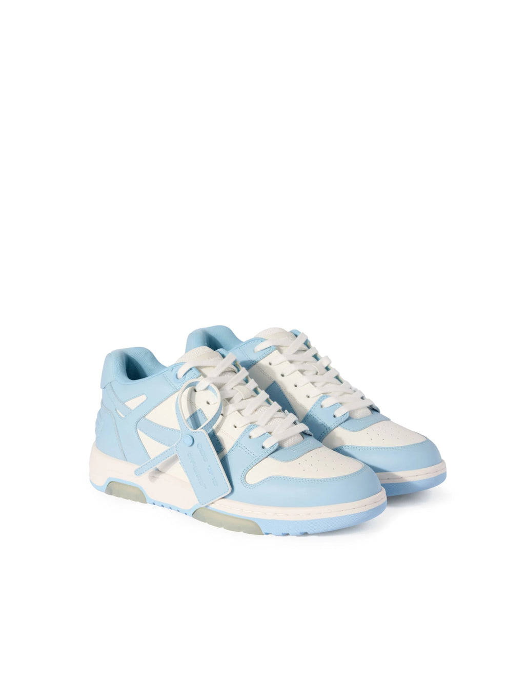 OFF WHITE OUT OF OFFICE LIGHT BLUE CALF LEATHER