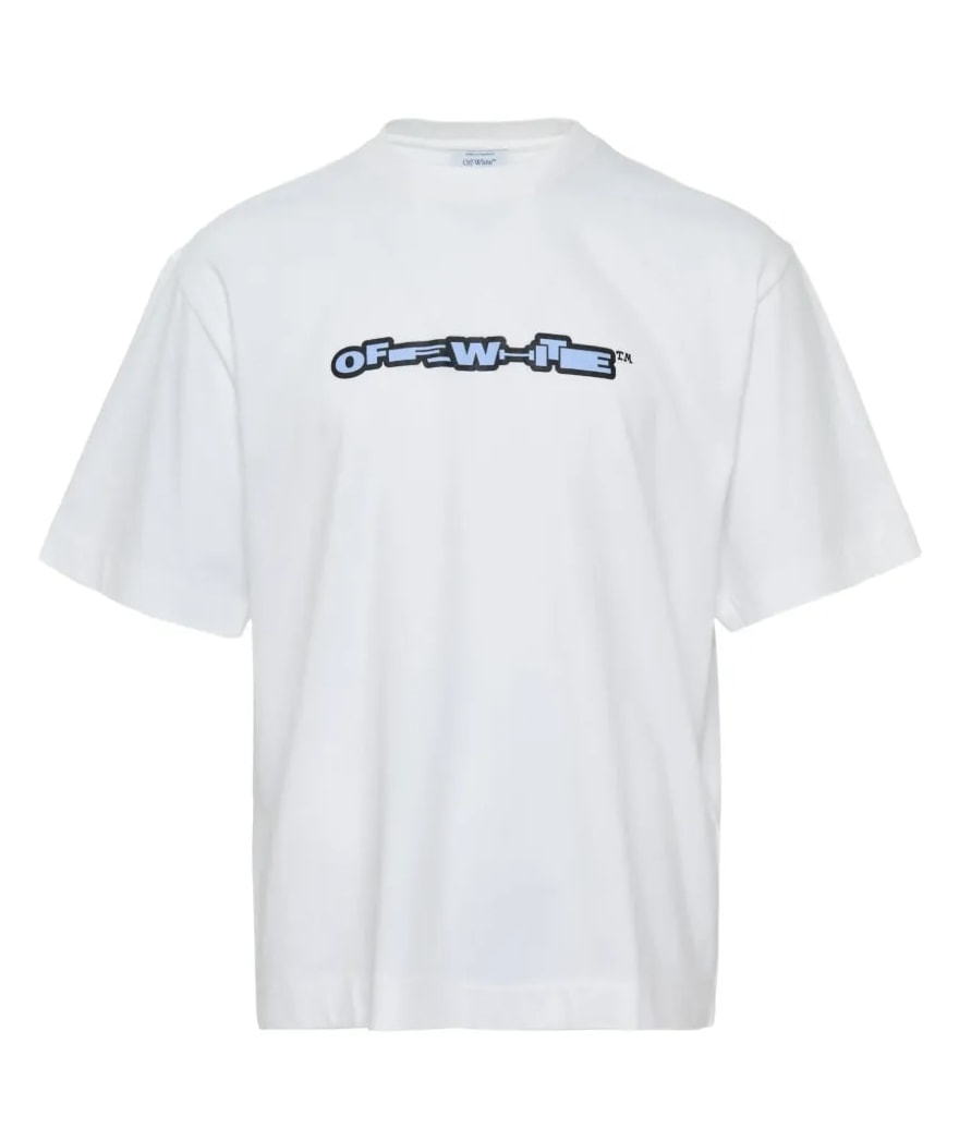 OFF WHITE BASEBALL ARROW SKATE T-SHIRT WHITE