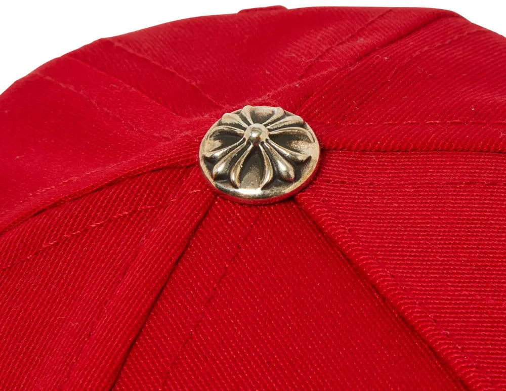 CHROME HEARTS BASEBALL HAT RED YELLOW