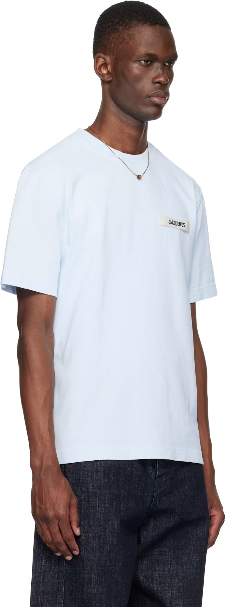 JACQUEMUS LE GROSS T-SHIRT LIGHT BLUE