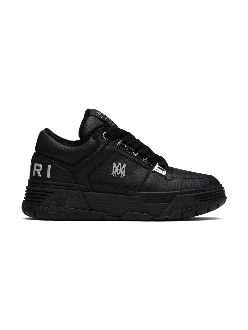 AMIRI MA-1 TRIPLE BLACK LEATHER SNEAKERS