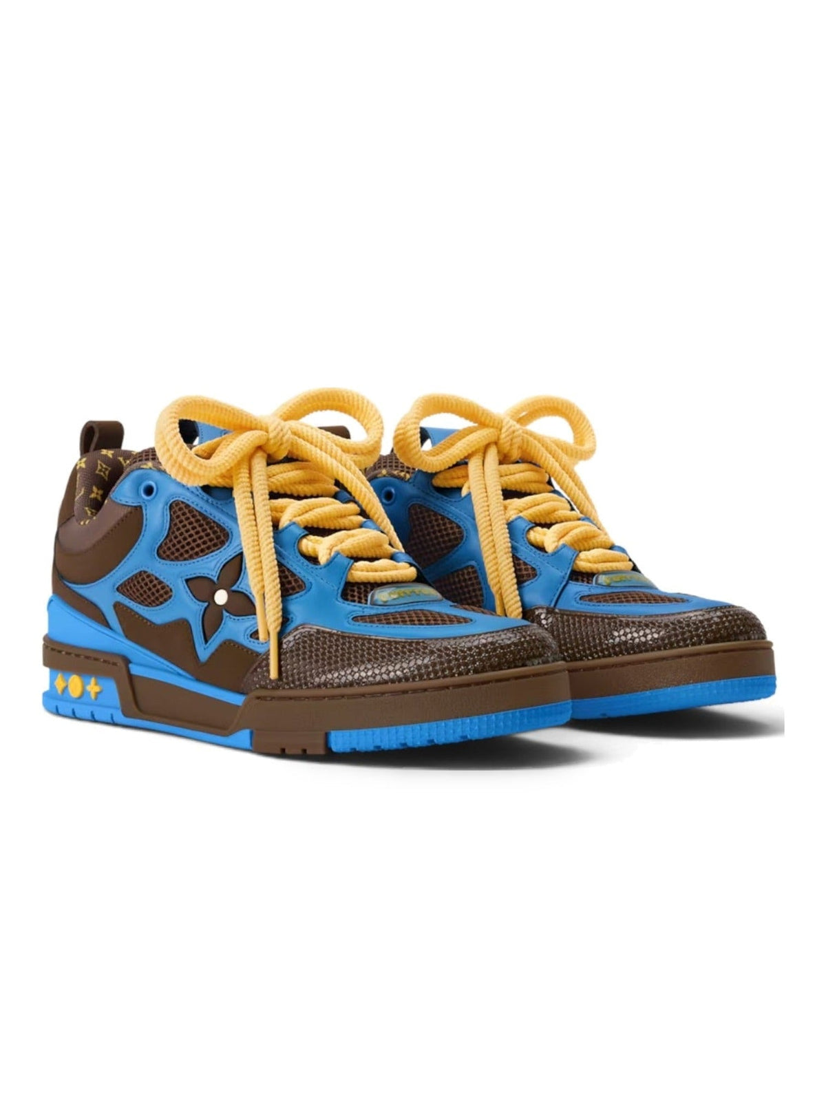 LOUIS VUITTON LV SKATE BROWN BLUE YELLOW