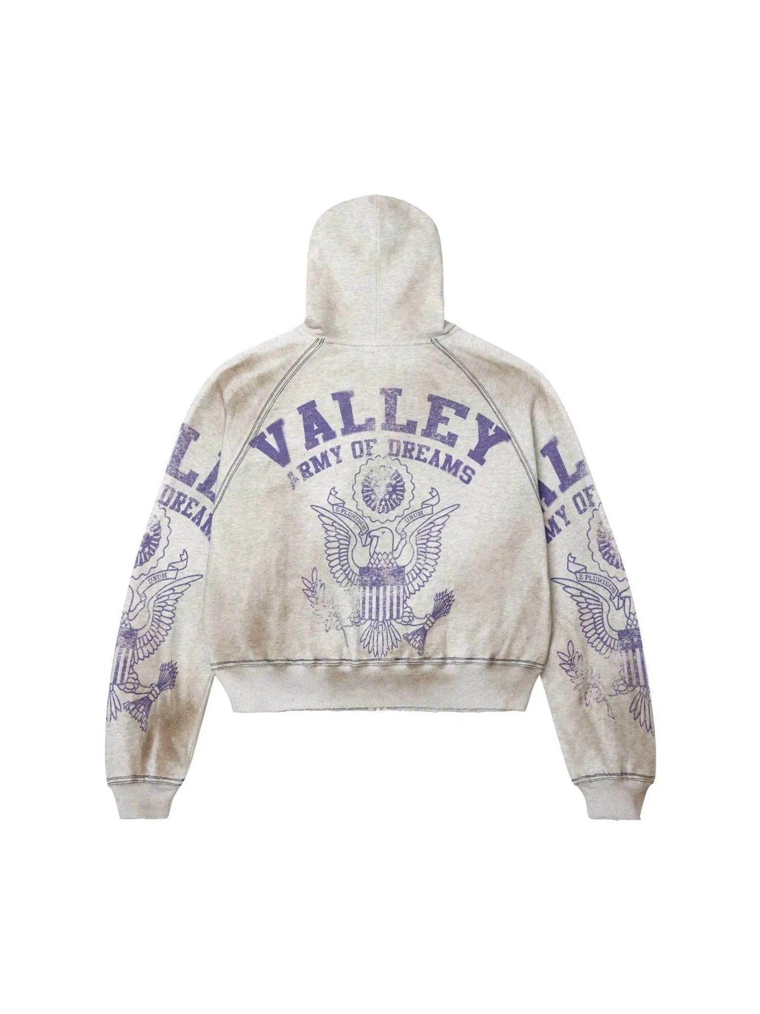 VALLEY ZIP UP ARMY GREY
