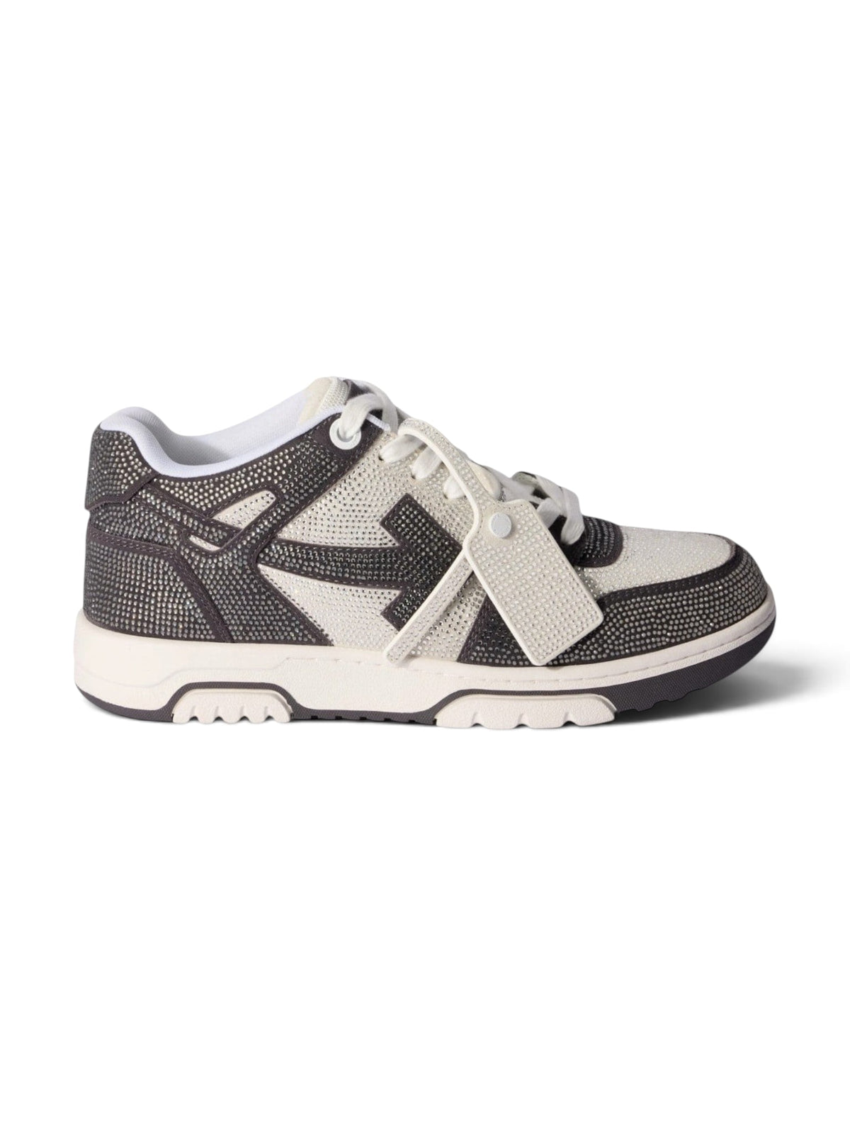 OFF WHITE OUT OF OFFICE CRYSTAL WHITE DARK GREY