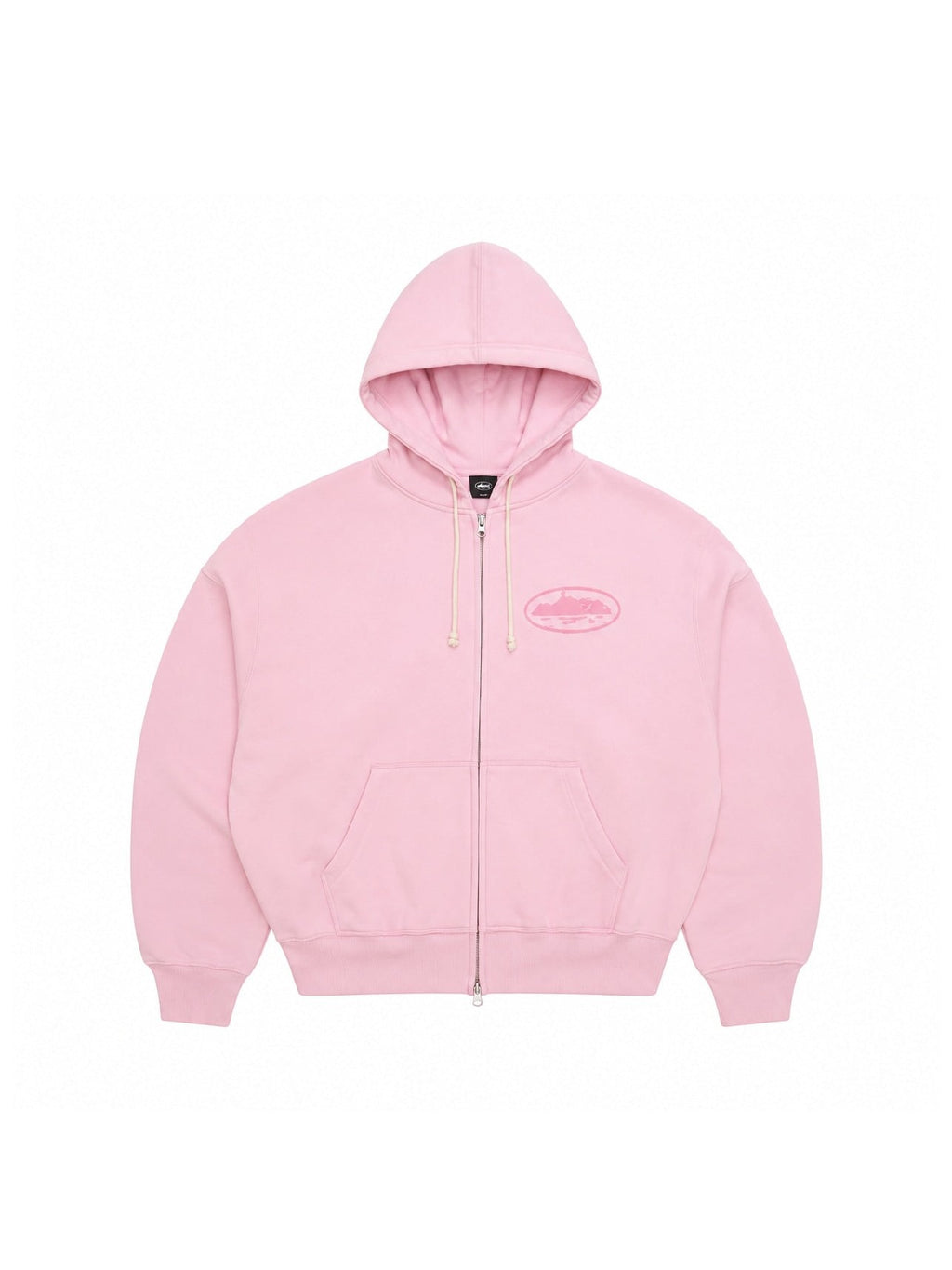 CORTEIZ ISLAND KNOCKOUT ZIP UP HOODIE PINK
