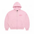 CORTEIZ ISLAND KNOCKOUT ZIP UP HOODIE PINK