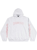 BALENCIAGA DIY METAL HOODIE WHITE RED