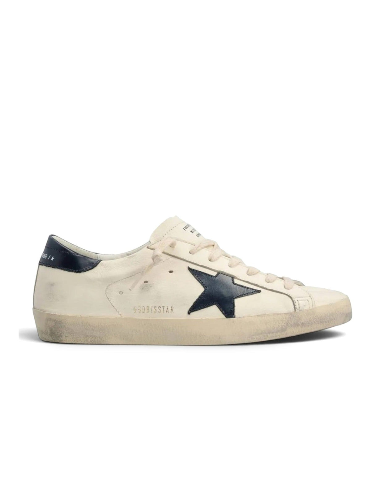 GOLDEN GOOSE SUPERSTAR SNEAKER WHITE NAVY