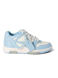 OFF WHITE OUT OF OFFICE LIGHT BLUE CALF LEATHER