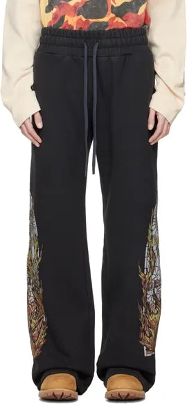 WHO DECIDES WAR HARDWARE CATHEDRAL SWEATPANTS BLACK