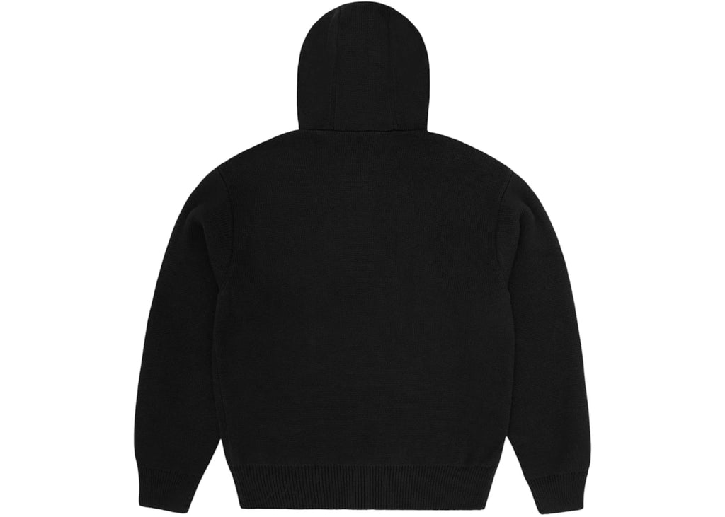 CORTEIZ 3M COLLEGE KNIT ZIP HOODIE BLACK