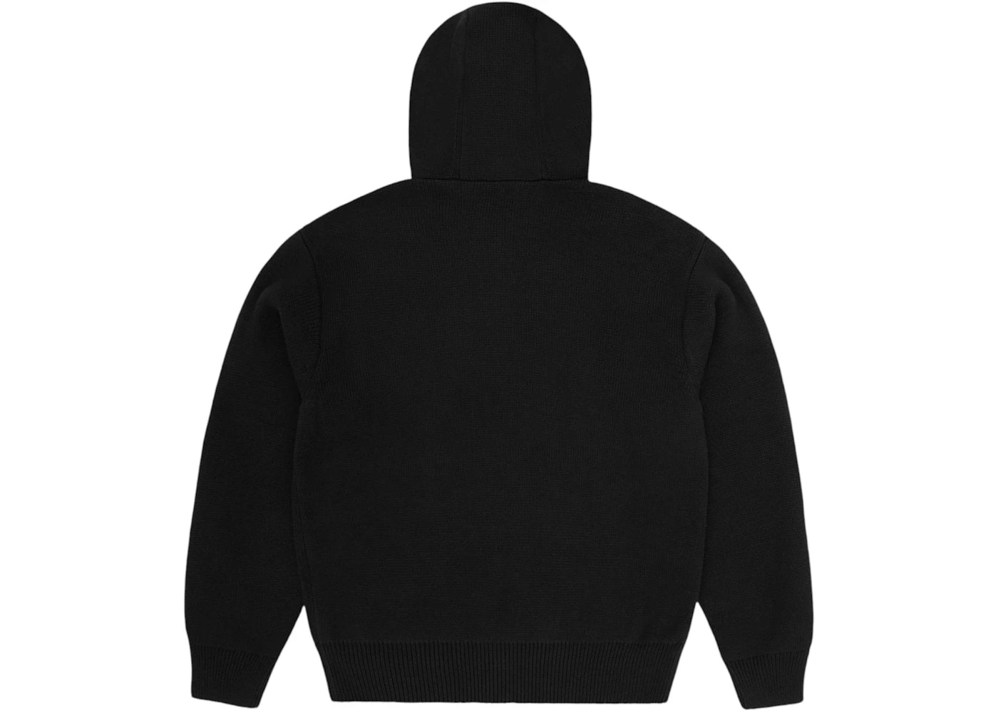 CORTEIZ 3M COLLEGE KNIT ZIP HOODIE BLACK