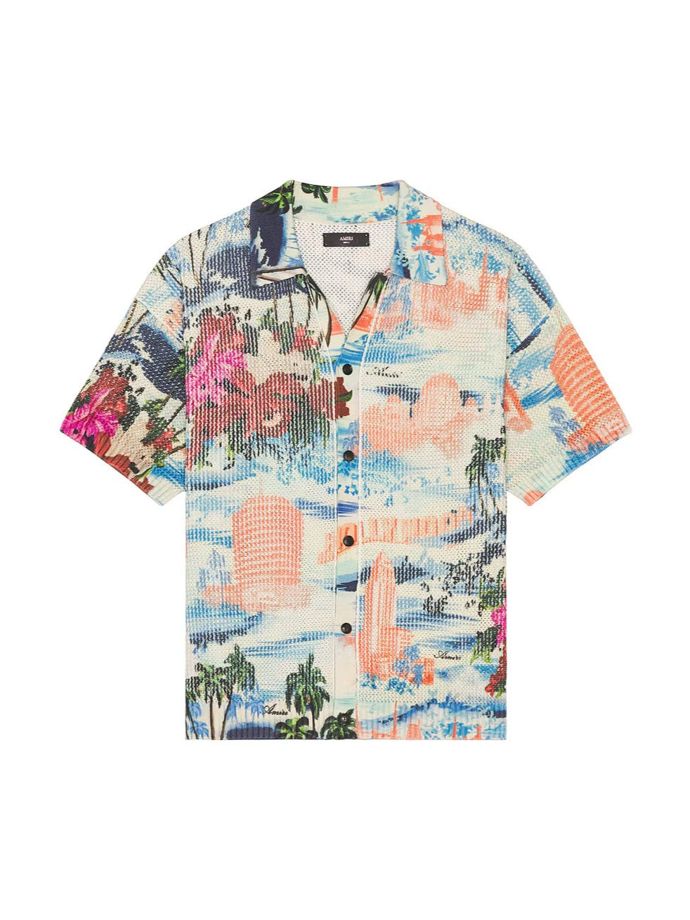 AMIRI CITYSCAPE KNIT SHIRT