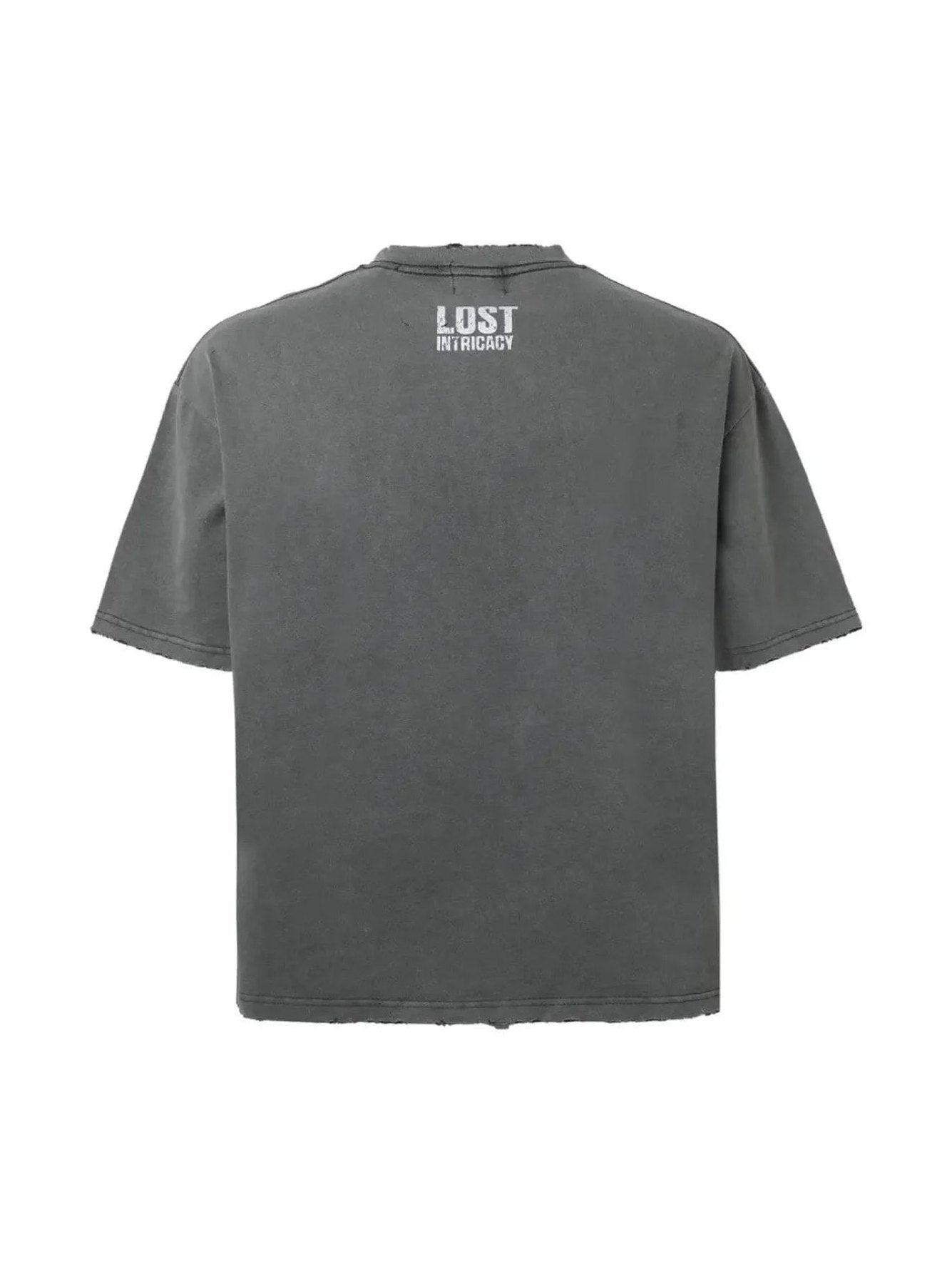 LOST INTRICACY OUTLINE GREY T-SHIRT