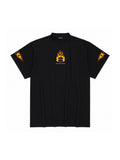 BALENCIAGA BLACK FLAME UNITY T-SHIRT BLACK