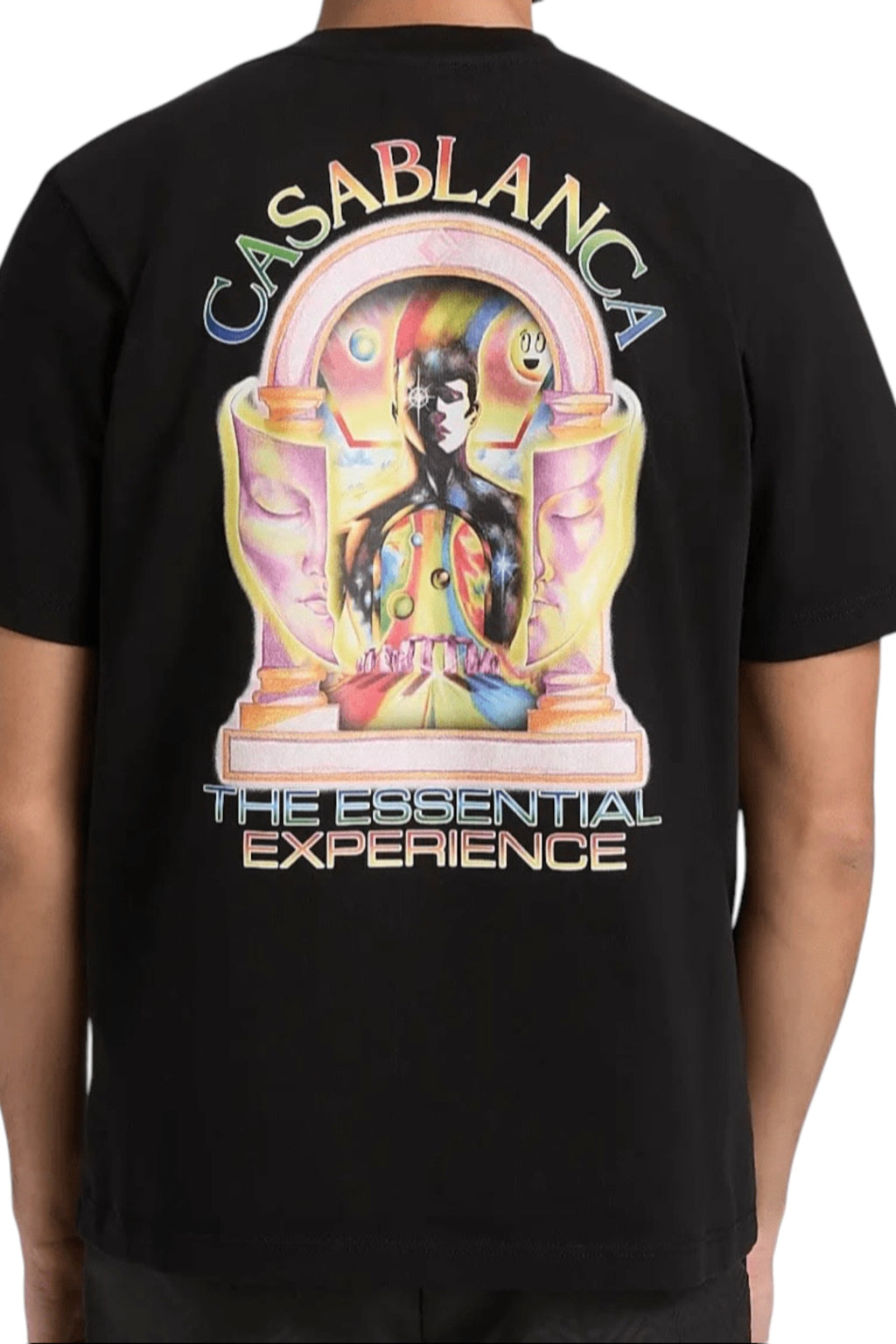 CASABLANCA ESSENTIAL EXPERIENCE T-SHIRT BLACK