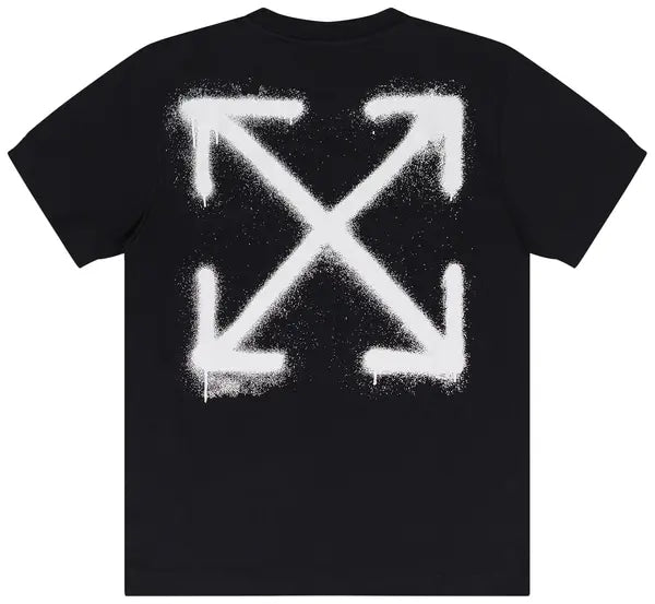 OFF WHITE SPRAY CAN ARROW SLIM T-SHIRT BLACK