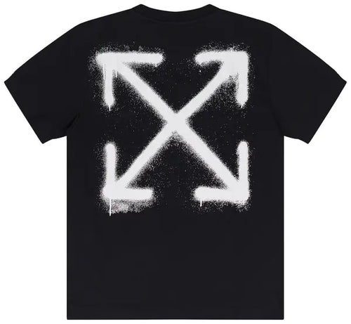 OFF WHITE SPRAY CAN ARROW SLIM T-SHIRT BLACK