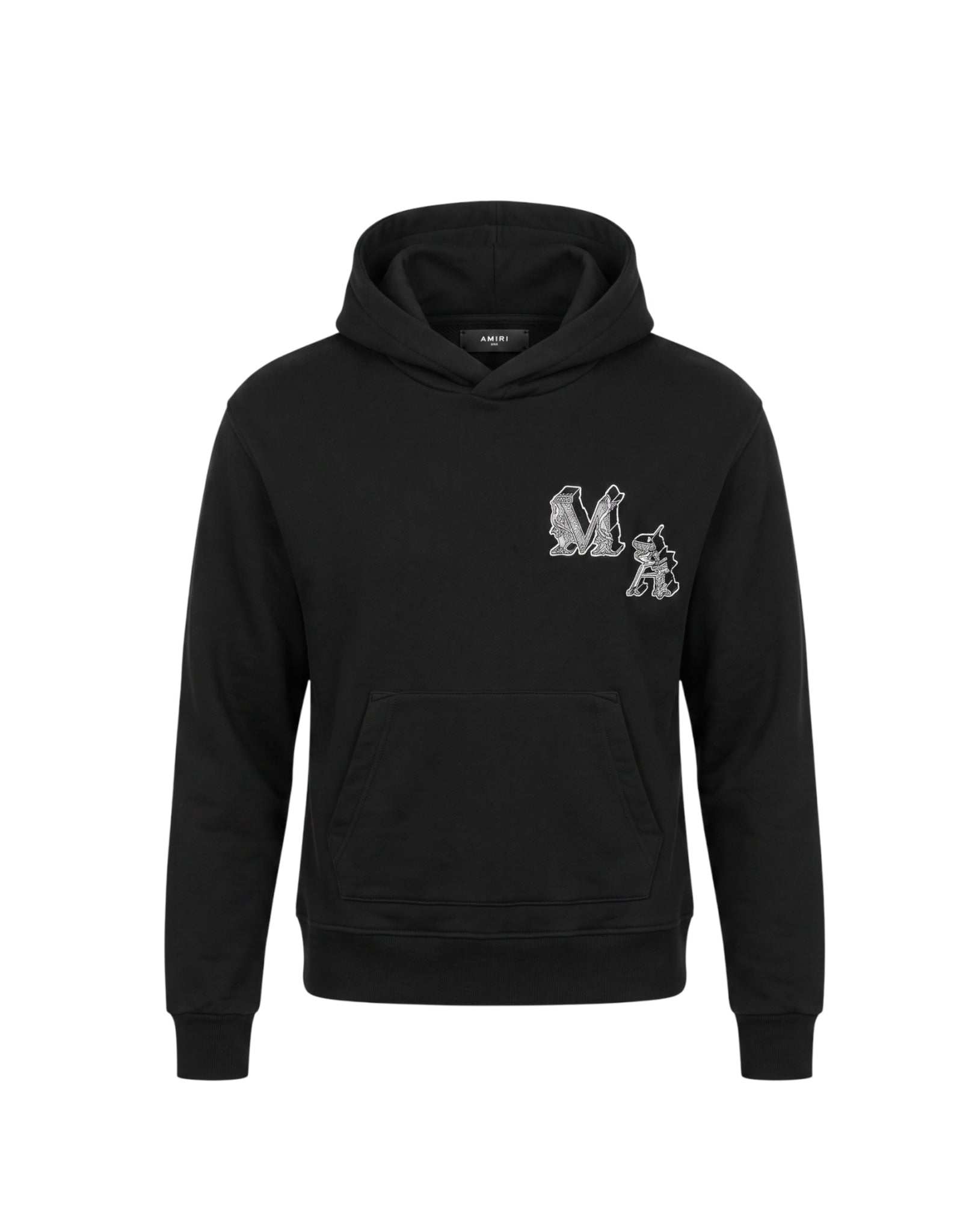 AMIRI BLACK MA ANGEL LOGO HOODIE