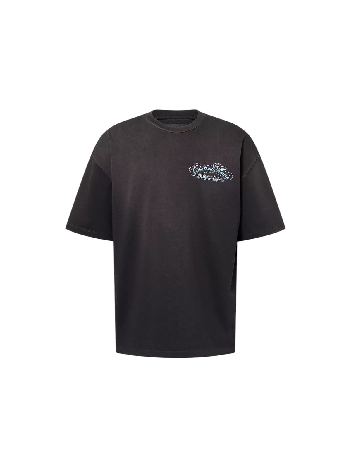 AMIRI BLACK CRYSTAL CHATEAU SCRIPT T-SHIRT