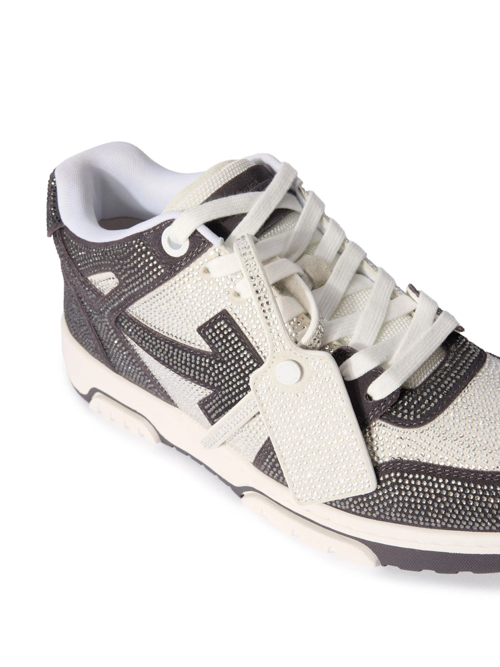 OFF WHITE OUT OF OFFICE CRYSTAL WHITE DARK GREY
