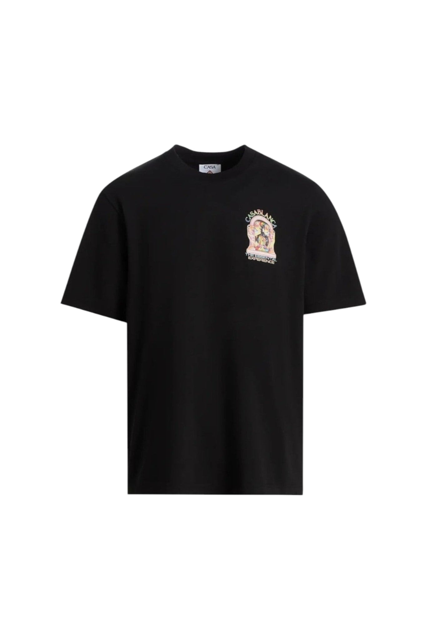 CASABLANCA ESSENTIAL EXPERIENCE T-SHIRT BLACK